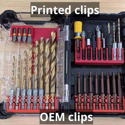 Kẹp drill bit cho Bosch Custom Case / Pick and Click