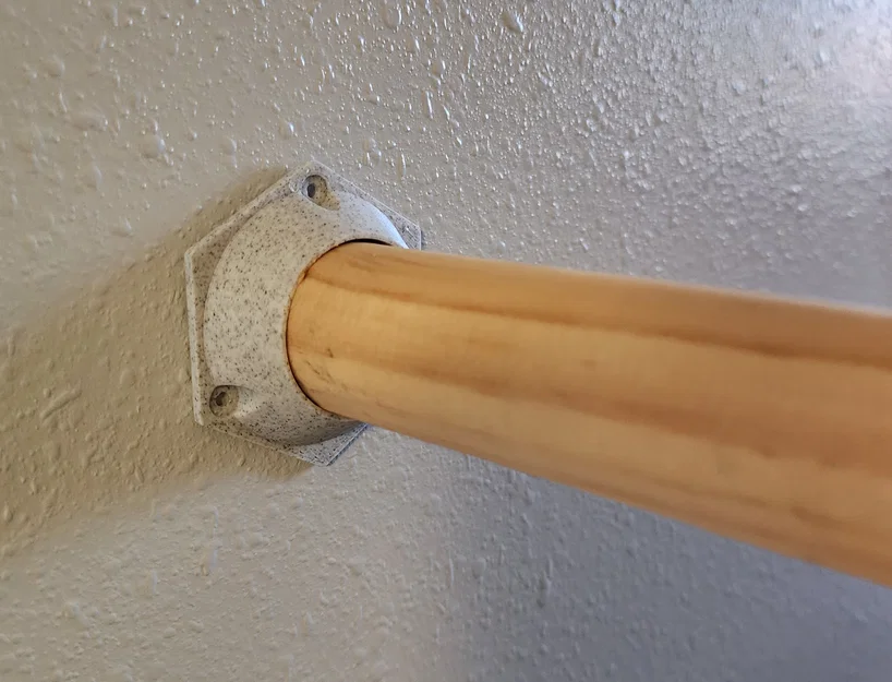 Pat treo thanh ngang đa năng hình lục giác cho tủ đồ và filament - Image 3