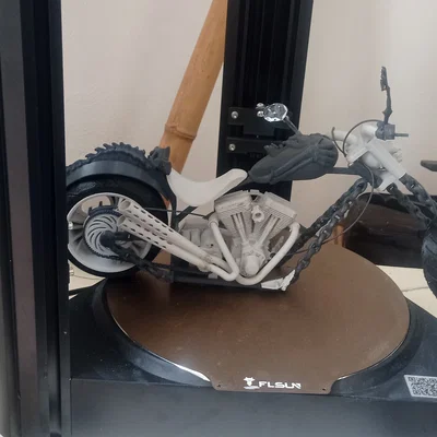 Mô hình xe máy Ghost Rider - Phiên bản in 3D lắp ráp cực chất
