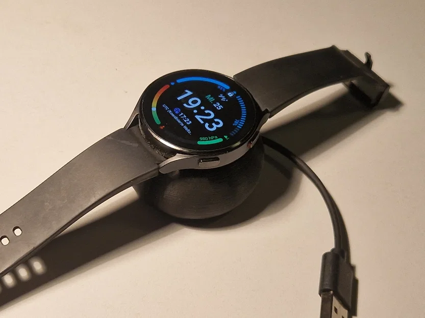 Bộ sạc Galaxy Watch kèm cuốn cáp và ngàm gắn USB Power Adapter - Image 1