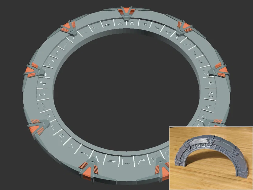 Cổng SG-1 Stargate có ký hiệu (remix) - Image 1