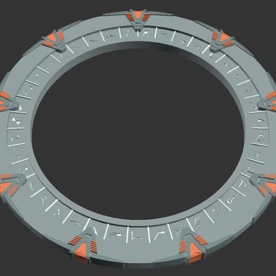 Cổng SG-1 Stargate có ký hiệu (remix)