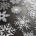 Bộ 23 bông tuyết lớn có khoen treo (Snowflakes/Schneeflocken/Sněhové vločky) - Thumbnail 2