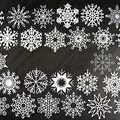 Bộ 26 bông tuyết cỡ lớn có vòng treo (Snowflakes/Schneeflocken) - Thumbnail 3