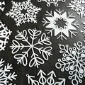 Bộ 26 bông tuyết cỡ lớn có vòng treo (Snowflakes/Schneeflocken) - Thumbnail 4