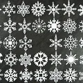 Bộ 34 bông tuyết có khoen treo (34 Snowflake collection with hanging loop) - Thumbnail 5