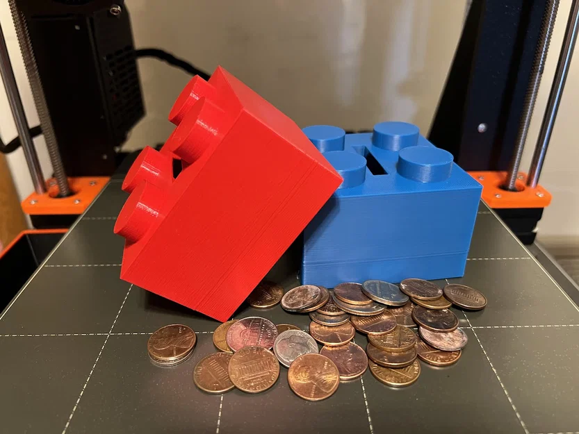 Hộp Heo Xếp Chồng Dạng Gạch (Stackable Brick Bank) - Image 1