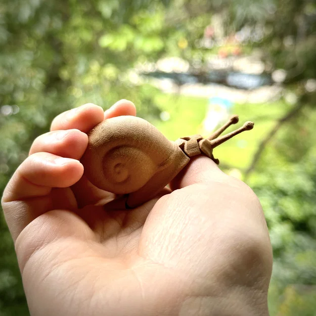Flexi Snail – Ốc sên dẻo print-in-place - Image 2