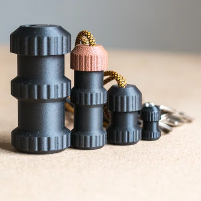Hộp EDC dạng Capsule + O-Ring (EDC Container Box Capsule + O Ring)