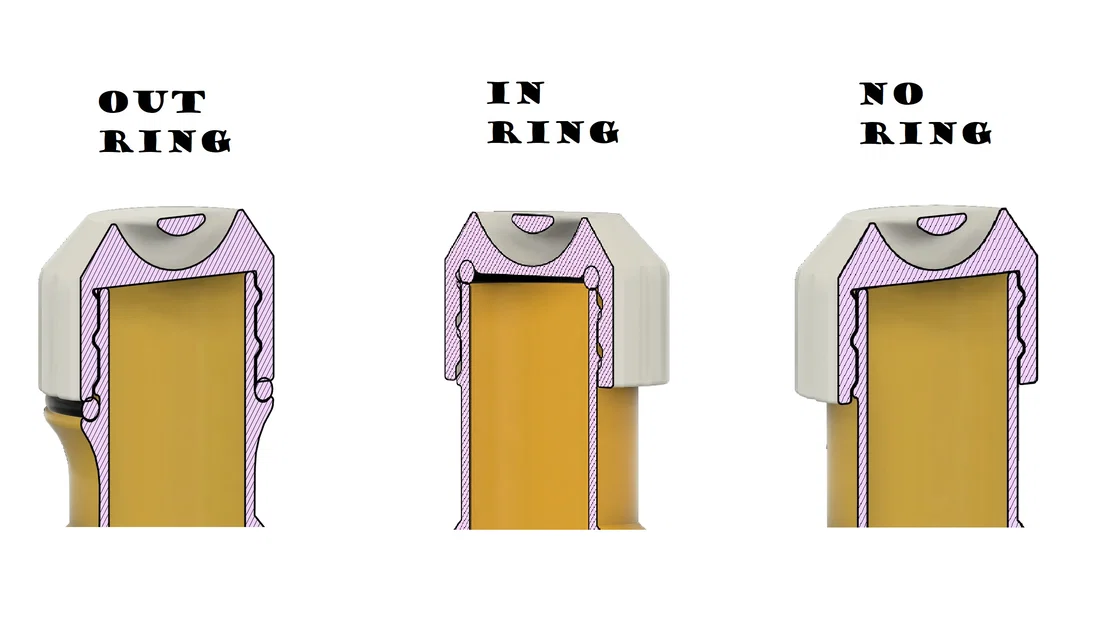 Hộp EDC dạng Capsule + O-Ring (EDC Container Box Capsule + O Ring) - Image 11