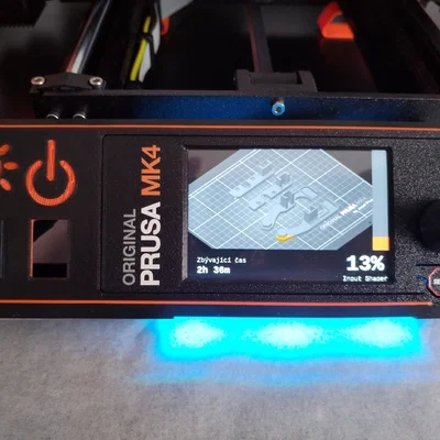 Tấm mặt nạ bảng điều khiển LCD cho máy in 3D Prusa MK4