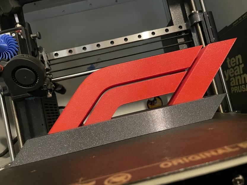 Mô hình logo F1 150% cực chất cho fan hâm mộ tốc độ (In 3D) - Image 3