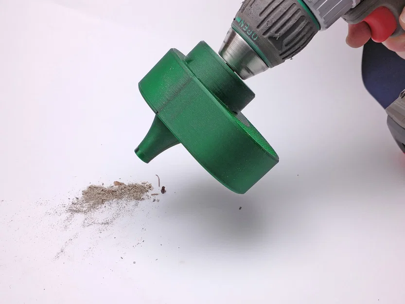 Drill-Powered MiniVac – Máy hút bụi mini chạy bằng máy khoan - Image 1