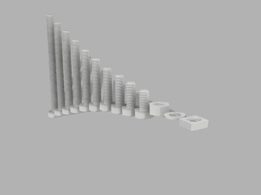 Bộ Ốc Vít M3 M4 M5 M6 M7 M8 M10 (ISO 4017 / DIN 933) - Image 5