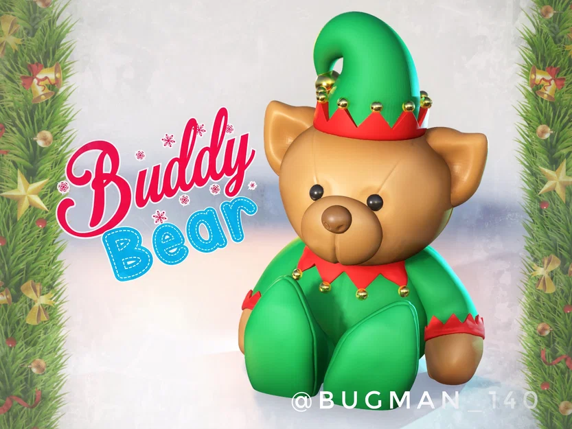 Buddy Bear – Gấu Elf Dễ Thương - Image 1