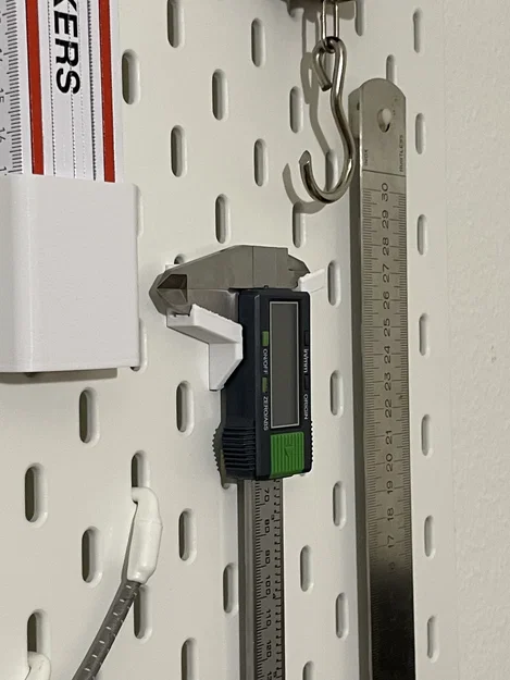 Ngàm gắn thước kẹp cho IKEA Skadis (Calipers Skadis Mount) - Image 1