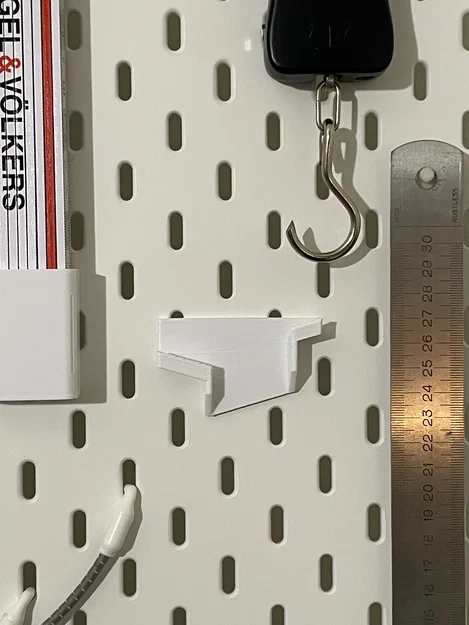 Ngàm gắn thước kẹp cho IKEA Skadis (Calipers Skadis Mount) - Image 2