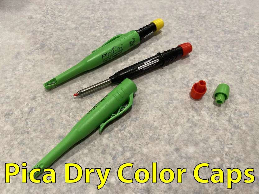 Pica Dry Color Caps – Nắp màu cho bút chì kim Pica Dry - Image 1