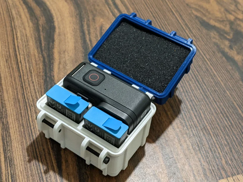 GoPro 9/10/11/12 - Rugged Case Hộp 2 Pin - Image 1