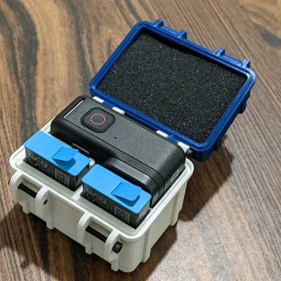 GoPro 9/10/11/12 - Rugged Case Hộp 2 Pin