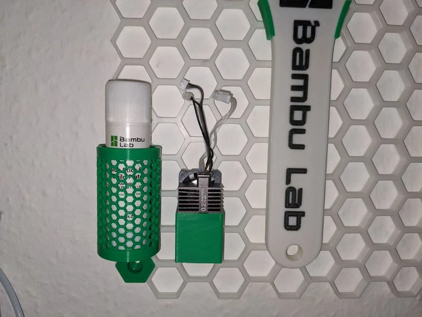 Giá treo Hotend Bambu Lab X1 cho bảng Honeycomb Storage Wall - Image 1