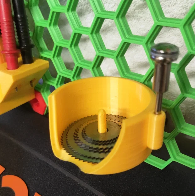 Giá đỡ lưỡi cưa Dremel cho bảng Honeycomb Storage Wall - Image 1