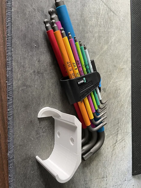 Giá treo tường 3D cho bộ lục giác Wera Hex-Plus tiện dụng - Image 1