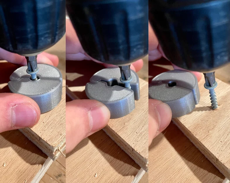 Dụng cụ hỗ trợ bắt vít có bản lề (Hinged Screw Brace) - Image 1