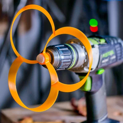 Phụ kiện quạt tản nhiệt & thổi bụi cho máy khoan pin - Thiết kế Toroidal