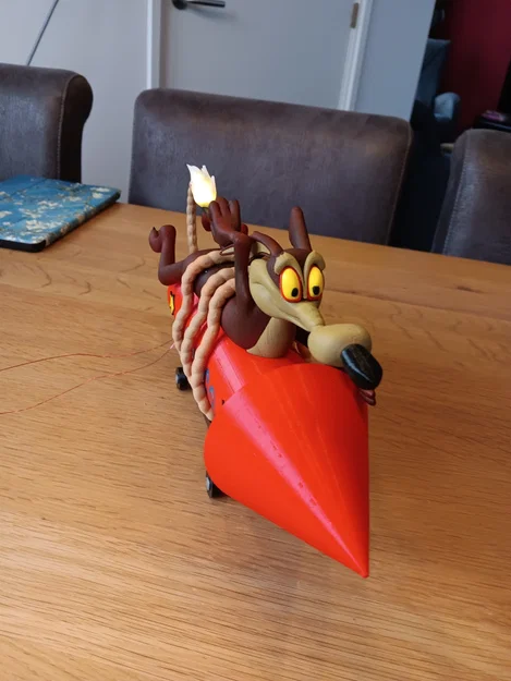Wile E Coyote (kèm đèn) – mô hình có hiệu ứng ánh sáng - Image 6