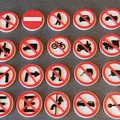 Bộ Biển Báo Giao Thông (mô hình & móc khóa) - 20 Biển Hiệu Lệnh - Thumbnail 2