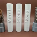 Bộ hộp lưu trữ mũi khoan đa năng (Metal, Stone, Wood) in 3D - Thumbnail 1