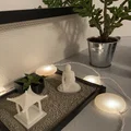 Vườn Zen Có Hoa Và Tượng (Zen Garden with Flower and Statue) - Thumbnail 3