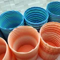 Bộ sưu tập cốc đựng bút Bubbly Spiral Vase in 3D độc đáo - Thumbnail 2