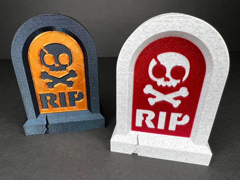 Bia Mộ RIP – Ống Cắm Bút + Trang Trí Halloween - Image 2