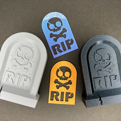 Bia Mộ RIP – Ống Cắm Bút + Trang Trí Halloween
