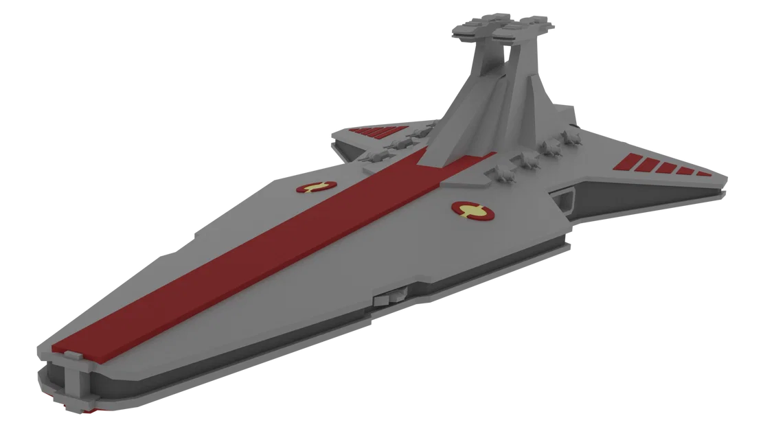 Star Wars Venator Star Destroyer (Jedi Cruiser) – Mô hình tỉ lệ 1:10.000 - Image 2
