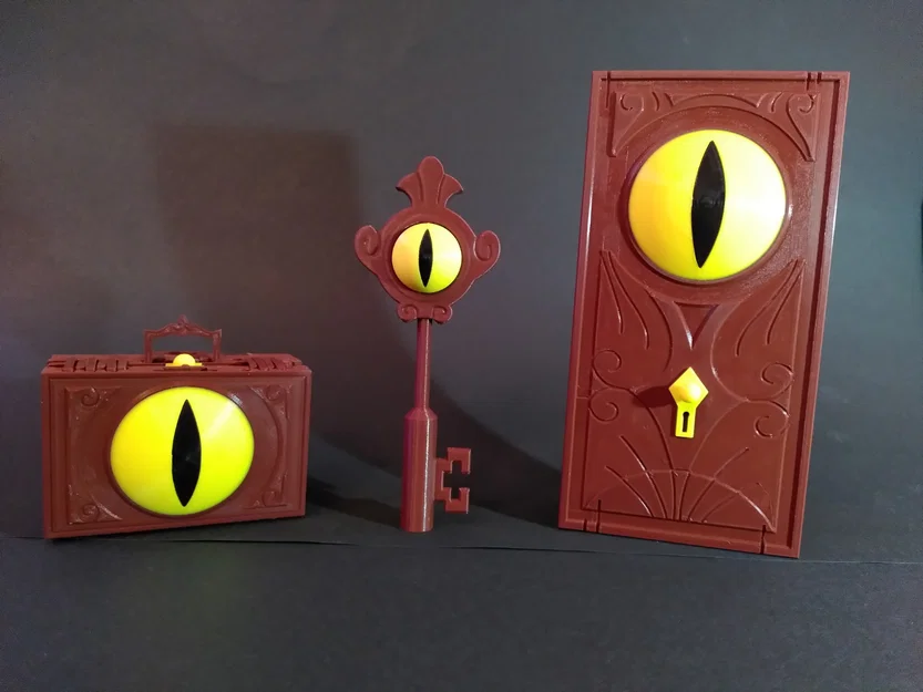 The Owl House Portal Door V2 – Cửa Portal & Chìa Khóa (STL) - Image 1