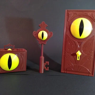 The Owl House Portal Door V2 – Cửa Portal & Chìa Khóa (STL)