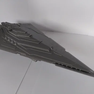 Star Wars Resurgent Star Destroyer (First Order) – Mẫu in 3D tỉ lệ 1:10.000