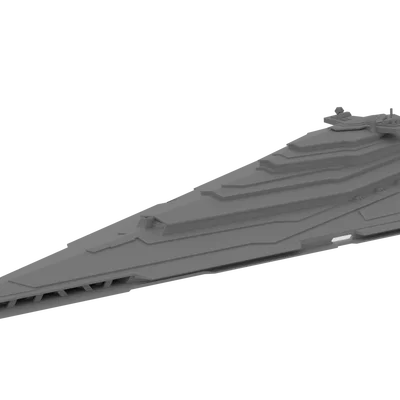 Star Wars Resurgent Star Destroyer (First Order) – Mẫu in 3D tỉ lệ 1:10.000