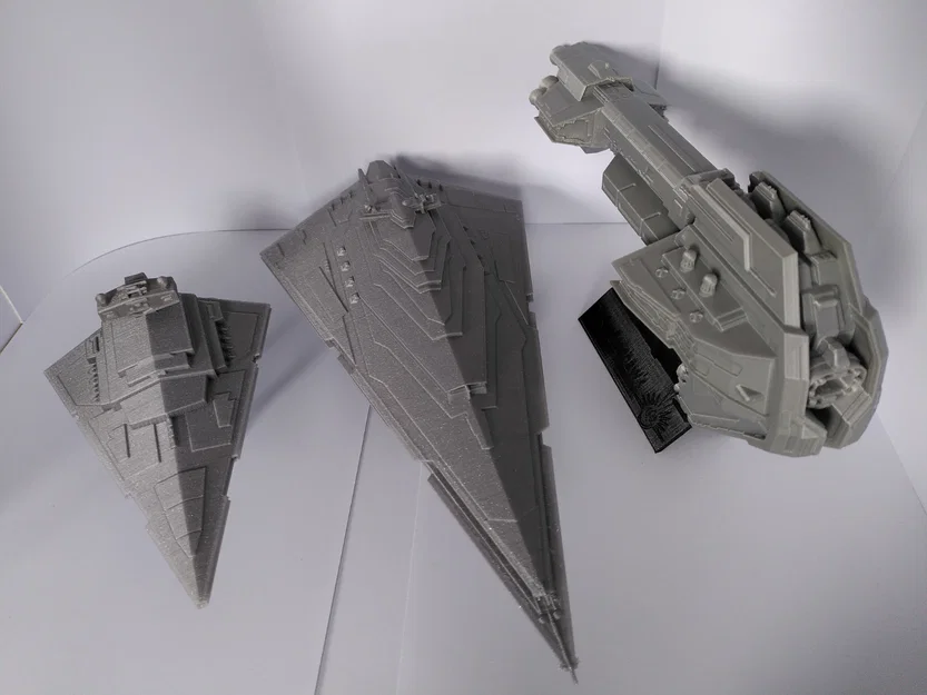Star Wars Resurgent Star Destroyer (First Order) – Mẫu in 3D tỉ lệ 1:10.000 - Image 7