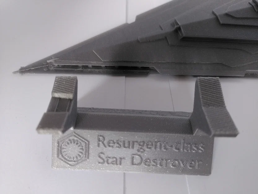 Star Wars Resurgent Star Destroyer (First Order) – Mẫu in 3D tỉ lệ 1:10.000 - Image 8