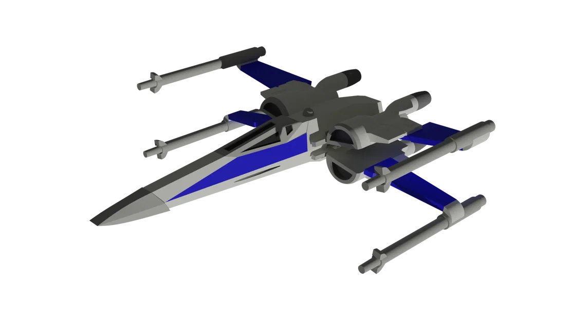 Star Wars T70 X-Wing (tỉ lệ 1:270, cánh print-in-place) - Image 2