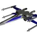 Star Wars T70 X-Wing (tỉ lệ 1:270, cánh print-in-place) - Thumbnail 2