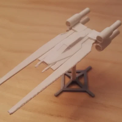 Star Wars U-Wing print-in-place (cánh gập tại chỗ)
