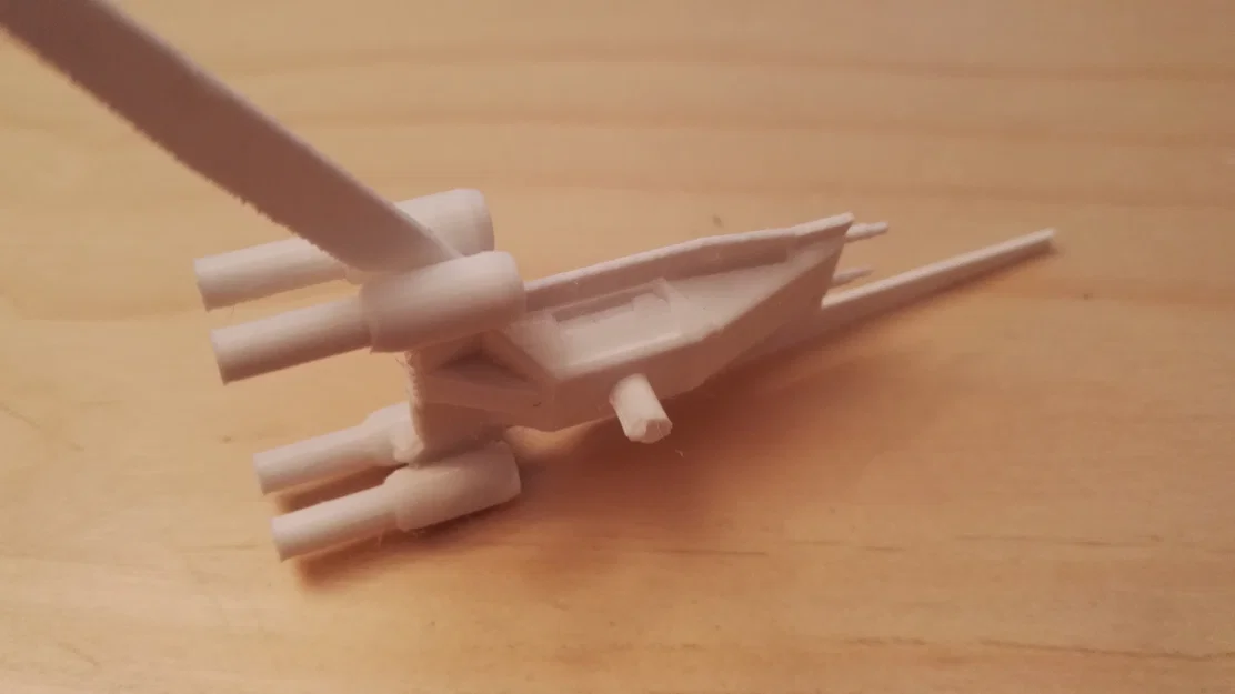 Star Wars U-Wing print-in-place (cánh gập tại chỗ) - Image 2