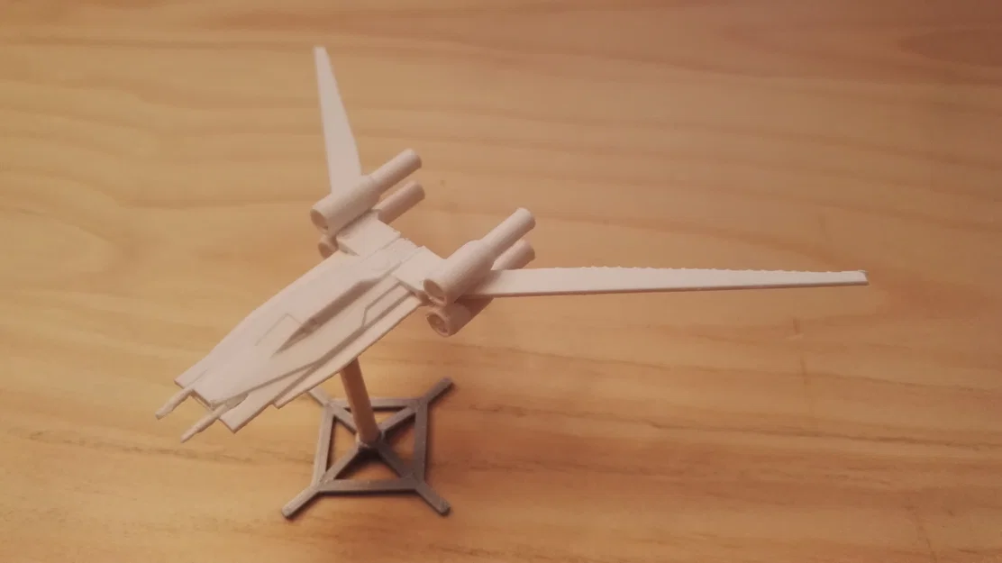 Star Wars U-Wing print-in-place (cánh gập tại chỗ) - Image 3