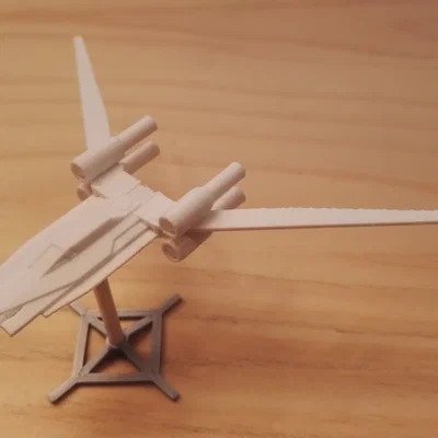Star Wars U-Wing print-in-place (cánh gập tại chỗ)