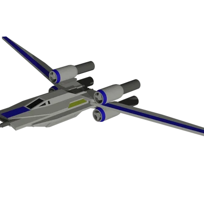 Star Wars U-Wing print-in-place (cánh gập tại chỗ)